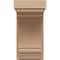 Ekena Millwork 6"W x 6"D x 12"H Wide Warren Rough Cedar Woodgrain TimberThane Corbel, Primed Tan CORUR06X06X12WARRCPR - alternate 5